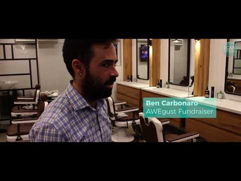 Ben Carbonaro shaves his beard for AWEgust for AWEtism 2017!