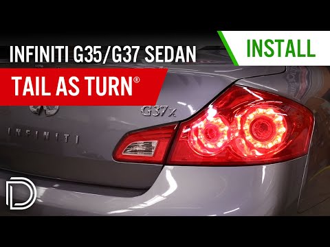 How to Install Tail as Turn® Module for Infiniti G35/G37 Sedan