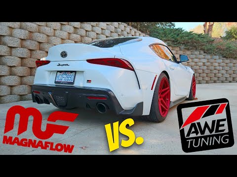 A90 Toyota Supra | AWE vs Magnaflow Exhaust Sound Comparison