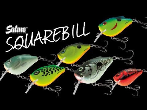 Vobler Salmo Squarebill 5cm 14g Green Tiger F