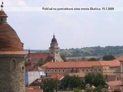 Pohľad na pamiatkovú zónu mesta Skalica