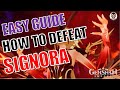 [Easy Guide] How to defeat La Signora Boss? | Genshin Impact