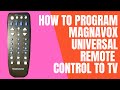 How to set up Magnavox Universal remote control to TV and other devices with Auto Code Search