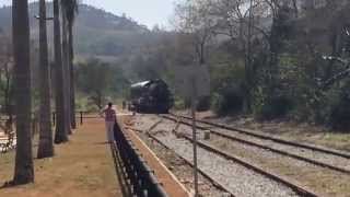 preview picture of video 'Estreia do trem turístico de Guararema'