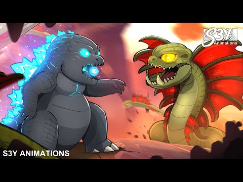 Baby Godzilla vs. Warbats  – Animation 15