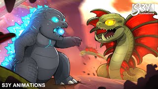 Baby Godzilla vs. Warbats  – Animation 15