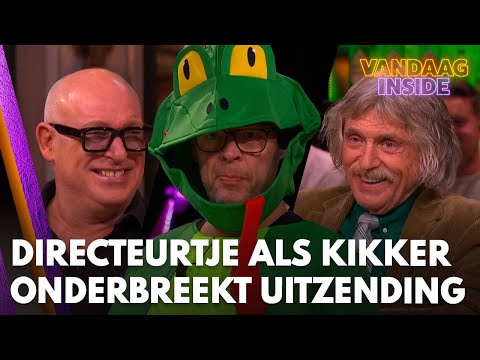 Directeurtje in kikkerpak onderbreekt Vandaag Inside: 'Mijn vrouw smeekte mij om dit niet te doen'