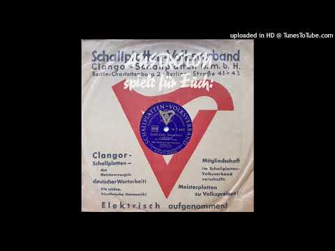 Theo Heldt. Paul Dorn (voc): Grüß Gott, Dorothee - Foxtrot (Berlin 1935)