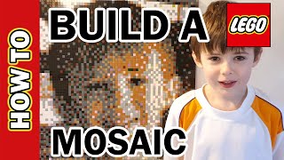 How to Create A LEGO Mosaic Portrait from a Photo with Tips, Suggestions & Time-lapse Tutorial