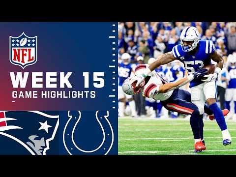 Patriots vs. Colts Week 15 Highlights | NFL 2021