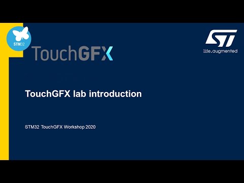 STM32 Graphics Workshop - 5 TouchGFX lab introduction