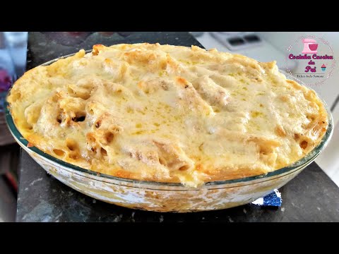 MACARRÃO COM FRANGO DE FORNO