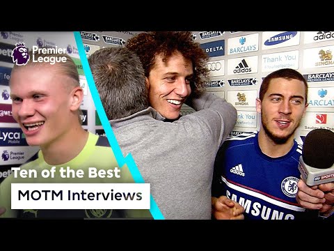 10 UNFORGETTABLE Man Of The Match Interviews | Premier League
