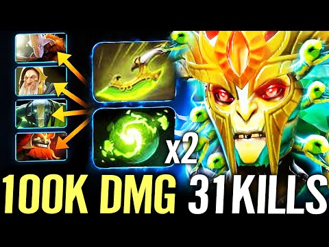 🔥 100.000 DMG Refresher + Swift Blink MEDUSA — 16sec Stone Gaze 31KILLS Scary Carry Dota 2 Pro