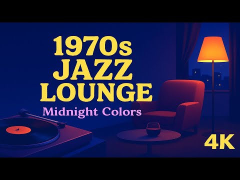 1970er Jazz Lounge: ✦ Mitternachtsfarben ✦ Sanftes Retro 4K