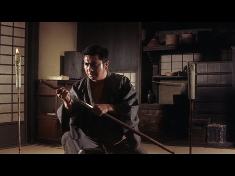 Blind Swordsman Cuts Candles - The New Tale Of Zatoichi (1963)