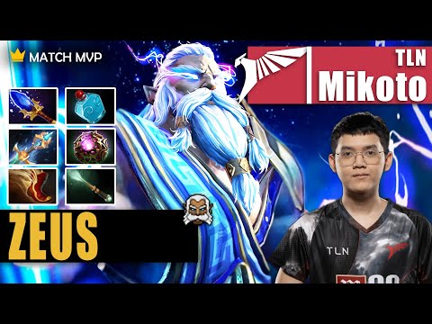 Zeus Mid | TLN.Mikoto | THE EASIEST ZEUS 7.32D GUIDE - SUPER EZ FREE MMR | 7.32d Gameplay Highlight