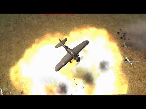 PZL-23 Karaś airfield bombing