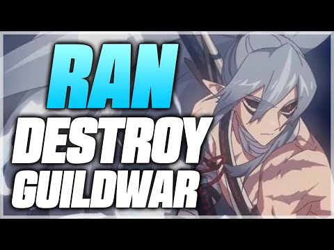 RAN GUILDWAR DEBUT (HE DESTROYED GUILDWAR!!!) - Epic Seven