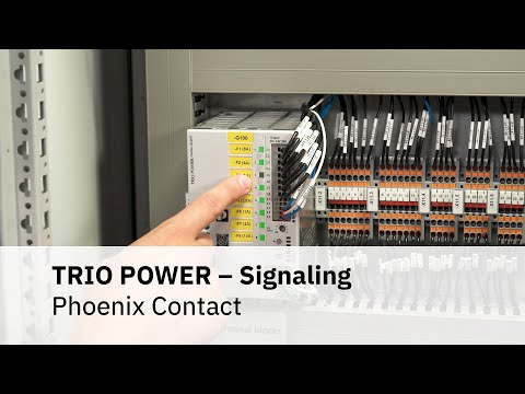 TRIO POWER power supply - Signaling and handling