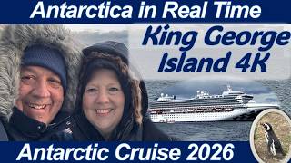 SCENIC CRUISING: King George Island | Antarctic Research Bases in Admiralty Bay | 4K