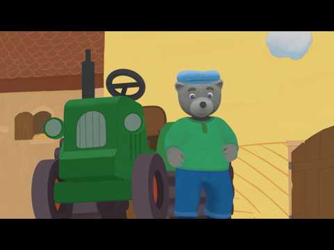 Petit Ours Brun 3D -  Petit Ours Brun à la ferme