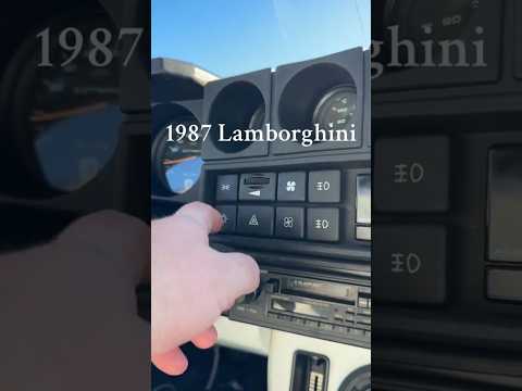 What’s Hidden in the Lamborghini Jalpa P350? Find Out in 19 Seconds!  #dreamcars