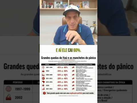 POR QUE VOCÊ NÃO RESISTE A QUEDAS? #investimentos #ações #bolsadevalores