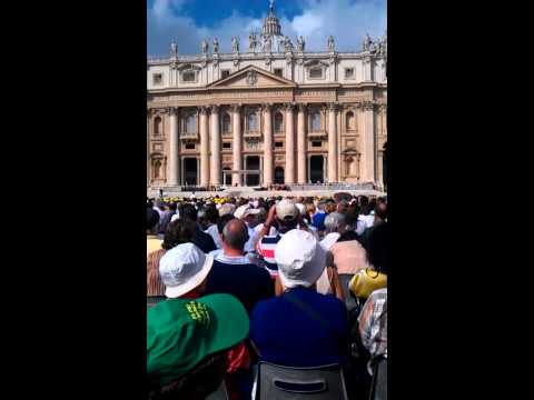 Roma, piazza San Pietro - Udienza di Papa Francesco 11 settembre 2013