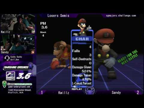 SG Arcadian Spr '17 - Kwillz (Luigi) vs Sandy (Diddy Kong)