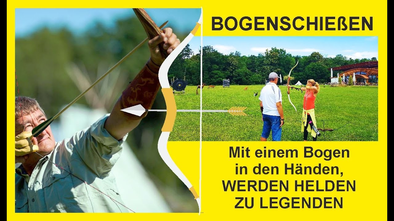 Jetzt kommt Josef und das Bogenschießen. Mit einem Bogen in der Hand, WERDEN HELDEN ZU LEGENDEN.