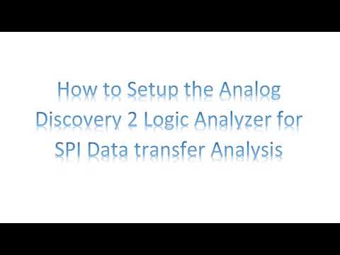 AD2 Logic Analyzer setup for SPI Protocol analysis with the LDC1000 inductance sensor IC