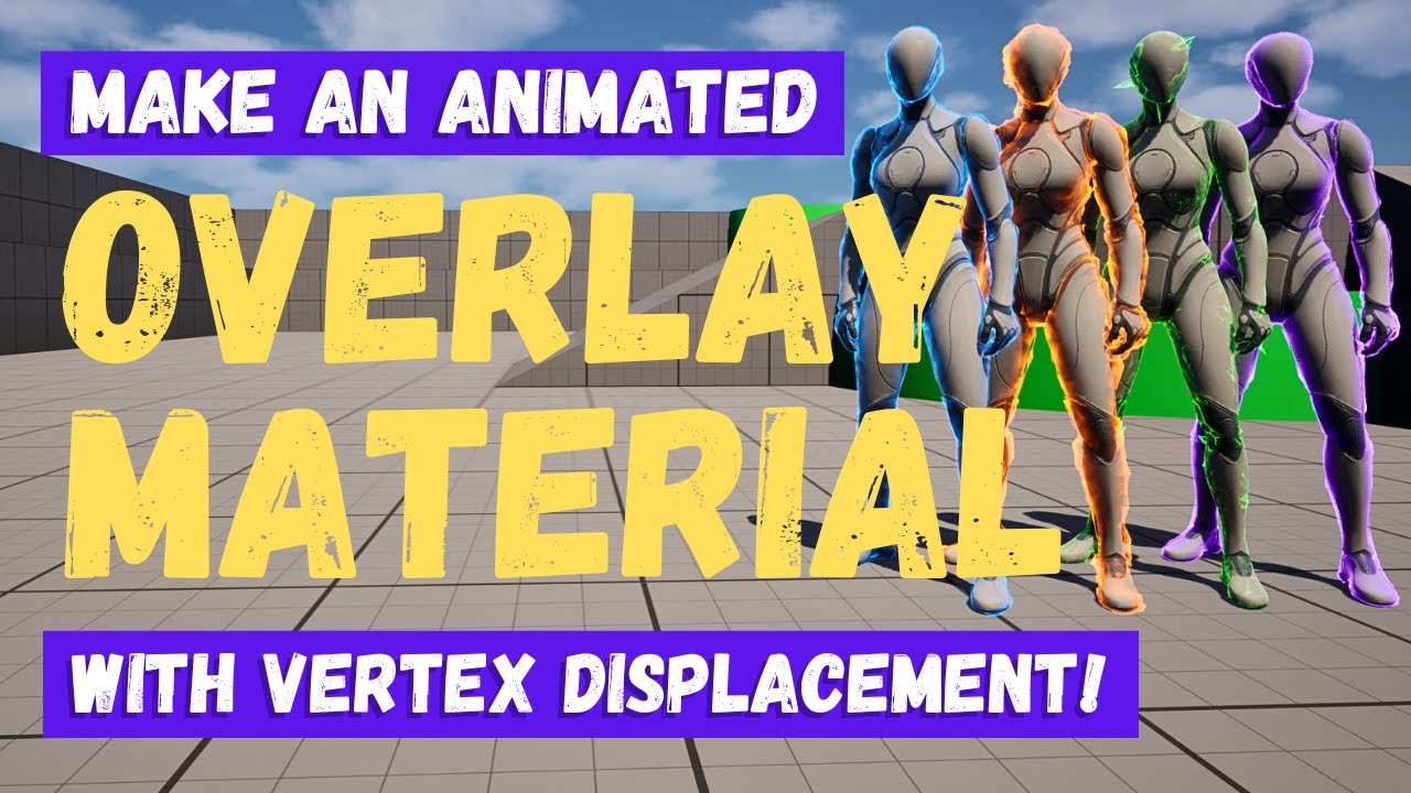 How To Create An Animated Overlay Material - Unreal Engine 5 Materials Tutorial