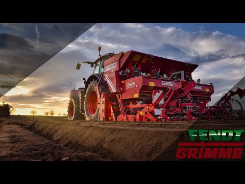 Grimme Kartoffeltechnik I Fendt 724 + Grimme Exacta I