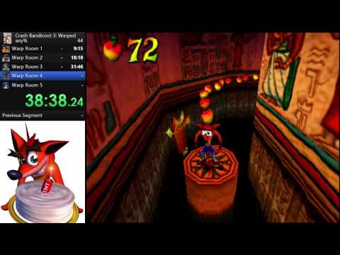 Crash Bandicoot 3: Warped Speed Run - Any% (1:00:48) by RikoTheFoxKid