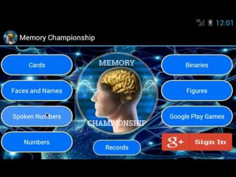 Memory Championship Video