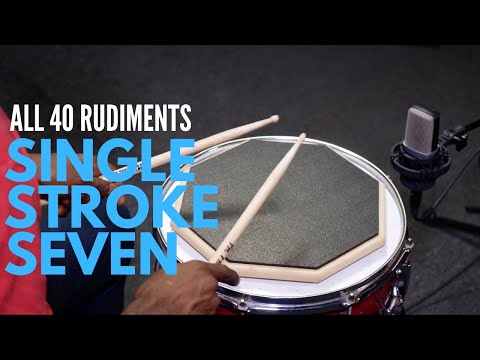 How to Play Single Stroke Seven - Drum Rudiment Lesson