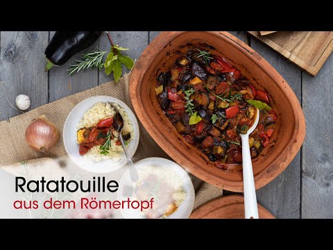 Ratatouille aus dem Römertopf - einfach & lecker