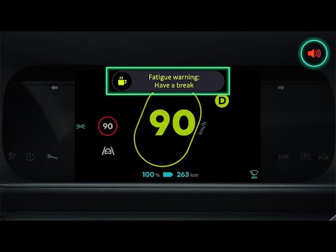 Renault Twingo E-Tech electric - video uputstvo - upozorenje na umor vozača