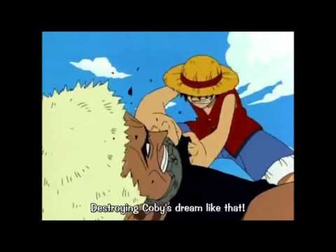 Luffy vs Axe Hand Morgan