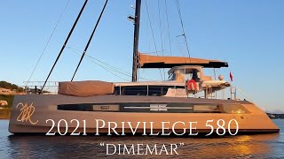 2021 Privilege 580 “DIMEMAR” | World-Cruising Luxury for Sale