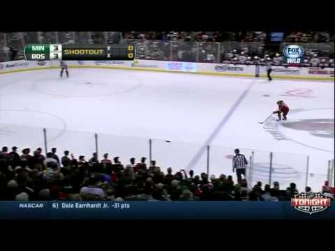 Mikko Koivu Shootout Goal vs Bruins
