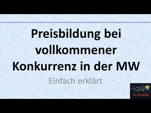 Pricing under perfect competition (old version)