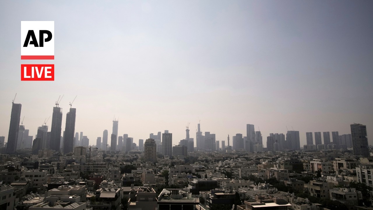 Video | LIVE: Tel Aviv and Jerusalem skyline as Iran war continues