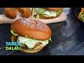 Spicy Paneer Burger, Veg by Tarla Dalal