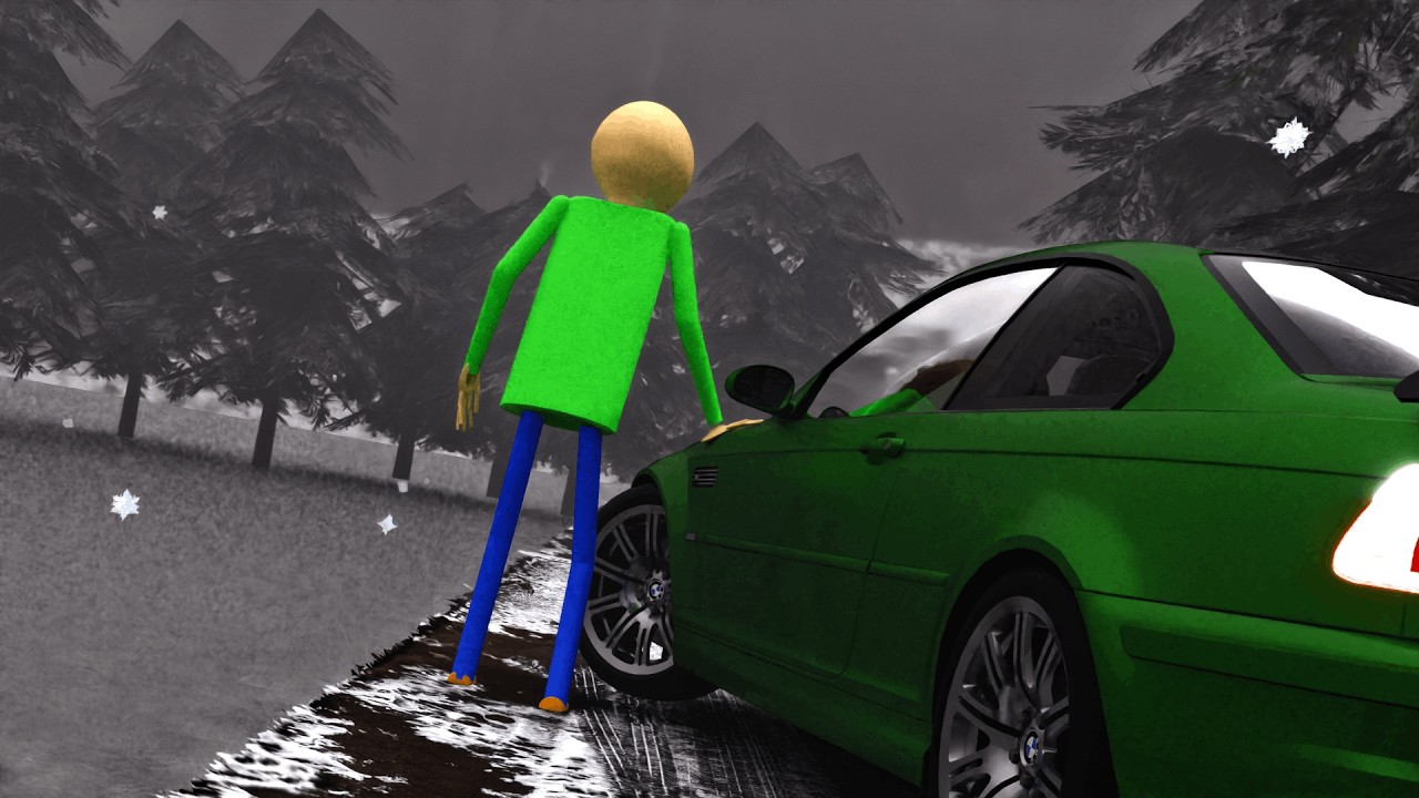 Baldi Gets Into An Accident