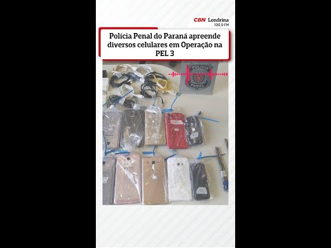 Polícia Penal do Paraná apreende diversos celulares em Operação na PEL 3
