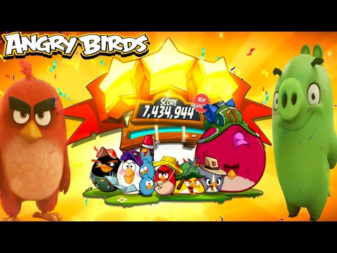 angry birds 2 gameplay 🐷 like 🐷 comment 🐽 subscribe 🐷 level 186 complete 🐷 daily challenge 🐷