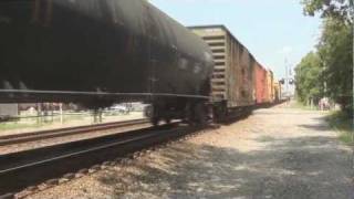 preview picture of video 'NB CSX Q406-08 at the Doswell Diamond in Doswell, VA With Plenty of Horn!'