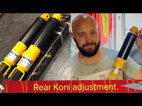 Koni Sport adjustable rear shock absorbers. How to adjust them